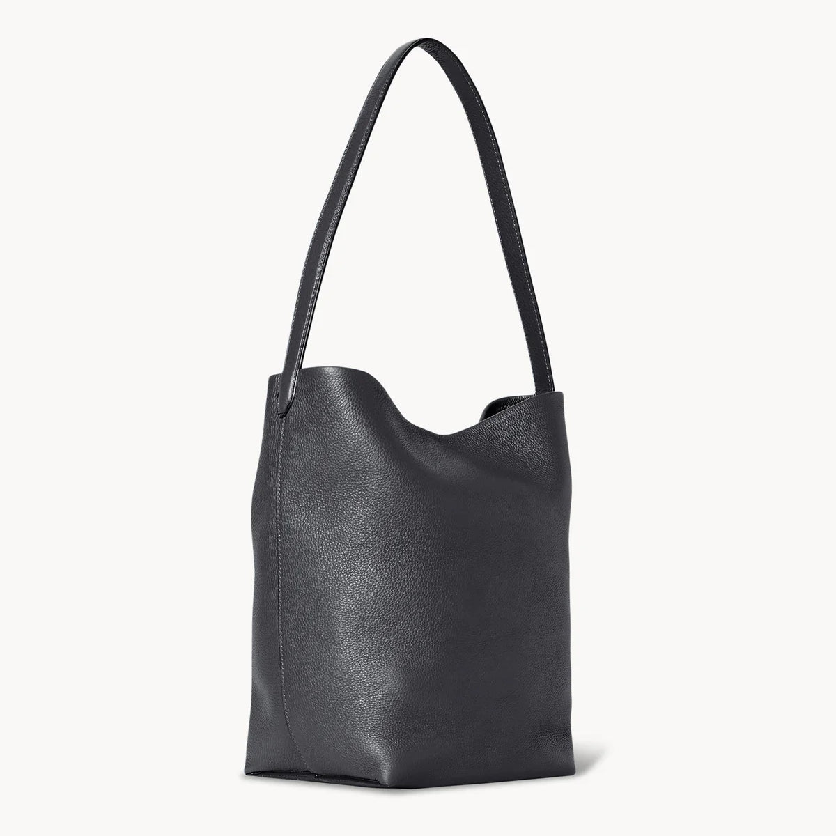 Medium N/S Park Tote Bag in Leather