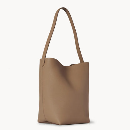 Medium N/S Park Tote Bag in Leather